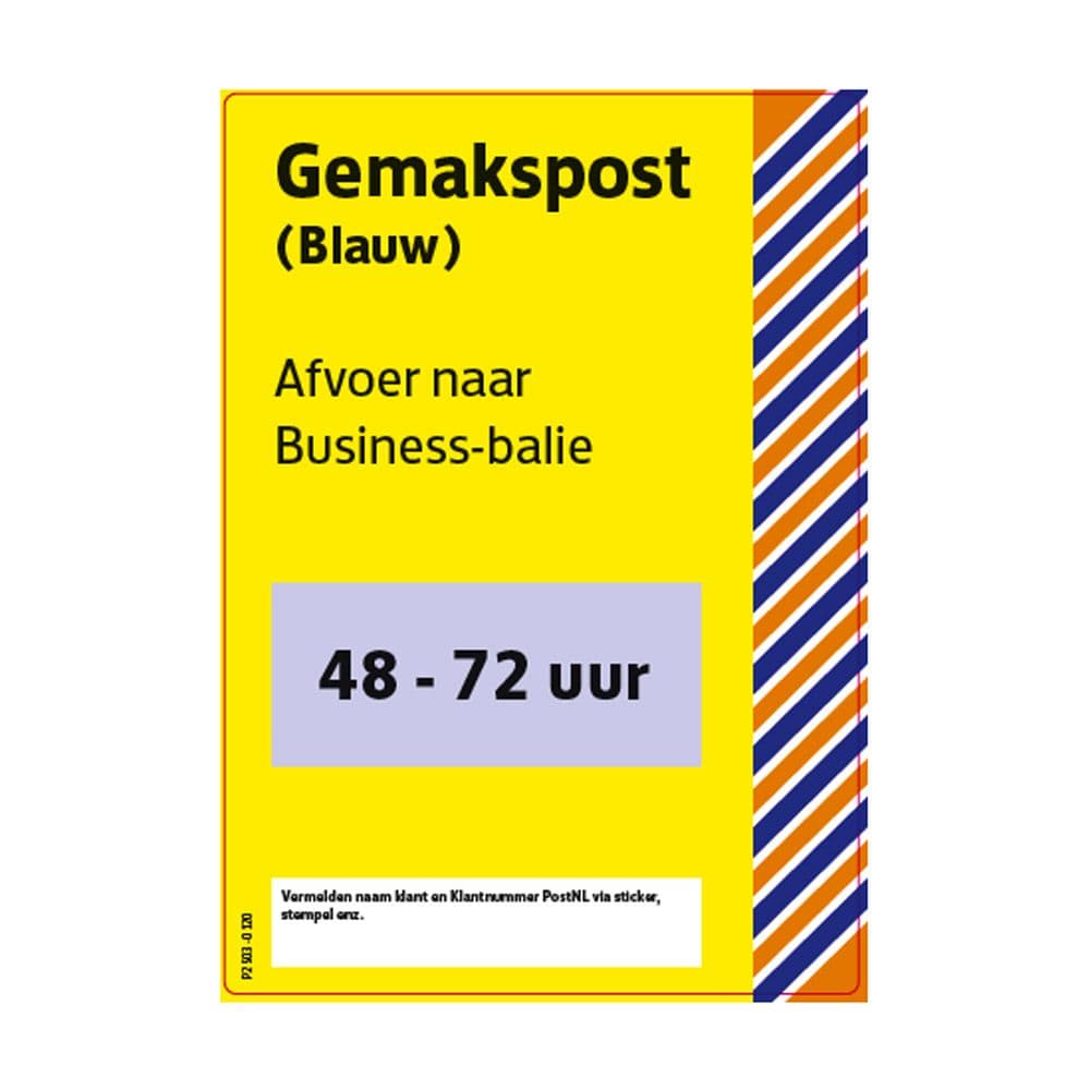 Rolcontainerkaart Gemakspost 48-72 uur