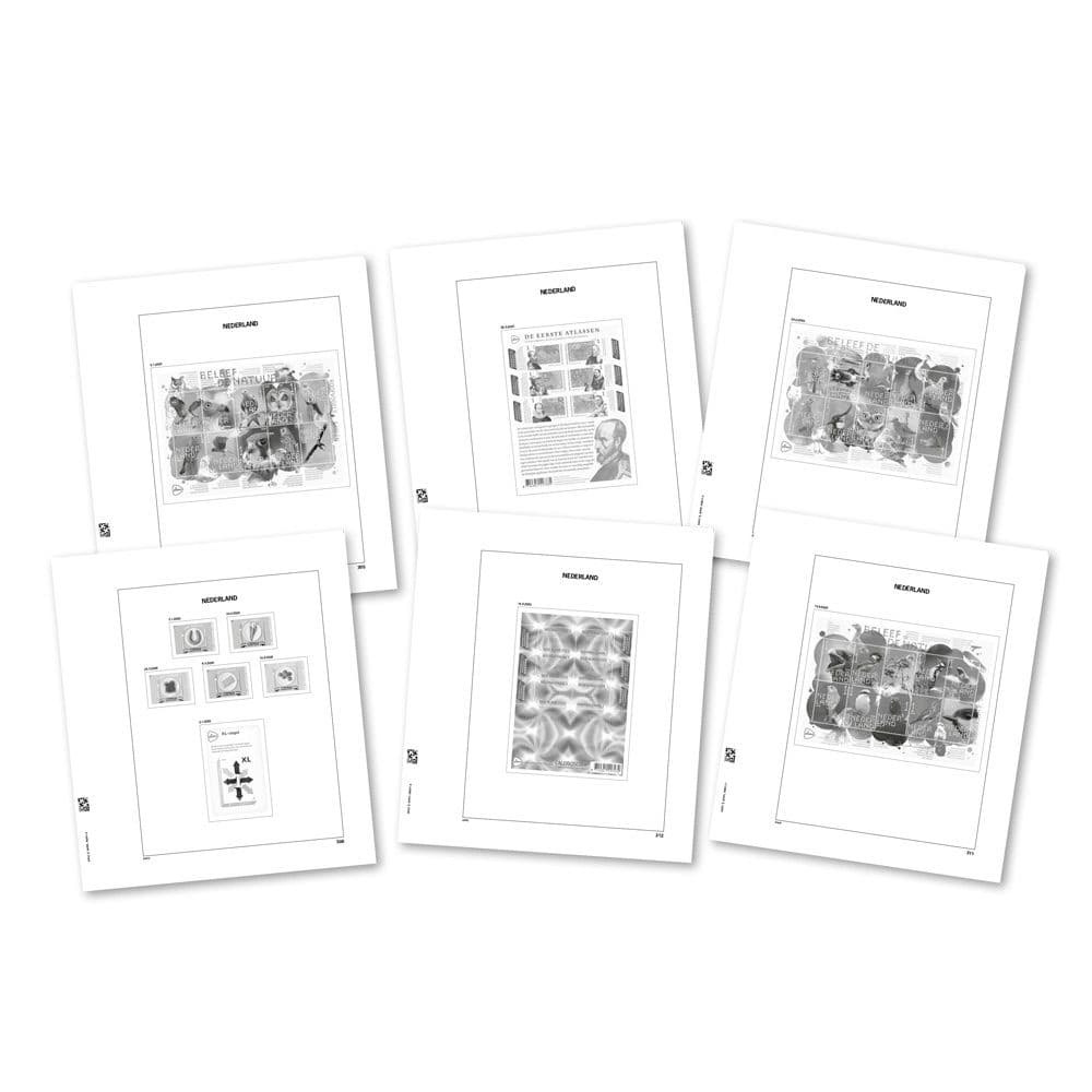 Abonnement Albumbladen Zwart-wit postzegels