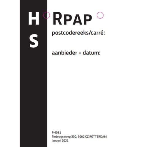 Rolcontainerkaart postbussenpost Rotterdam 100 st