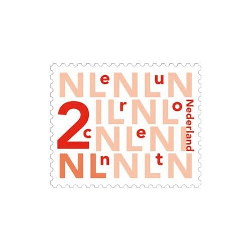 Bijplakzegels 2 cent (10 st.)