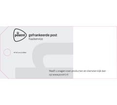 Labels gefrankeerde post (wit)